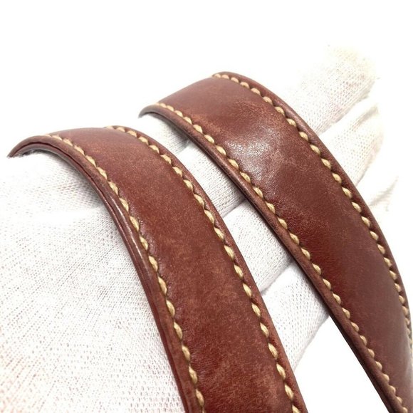 AUTHENTIC CHANEL CC Wild stitch Vintage fashion accessories Hand Bag Leather Bro - Picture 3 of 12